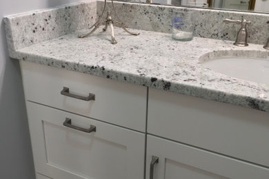 Example of a trendy bathroom design in DC Metro