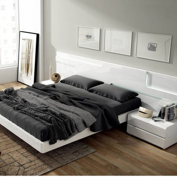 Sara Platform Bed | White