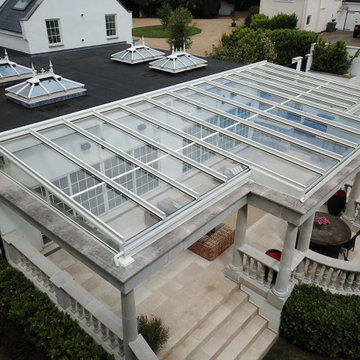 A bespoke glass veranda solution for an existing structure