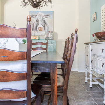 Vintage Farmhouse Kitchen and Dining Room Photo-Shoot