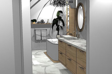 Lyons Design- Hill Ave., Maple Ridge, BC- Master Ensuite Design