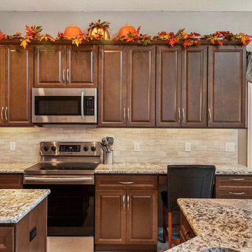 Transitional Kitchen Area