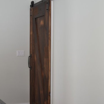 Barn door - closing off the mud room