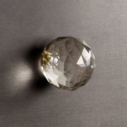 karat clear glass knob | CB2 - Cabinet And Drawer Knobs