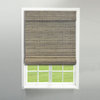 Radiance Cordless Privacy Weave Bamboo Roman Shade, Driftwood 36"x64"