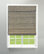 Radiance Cordless Privacy Weave Bamboo Roman Shade, Driftwood 31"x64"
