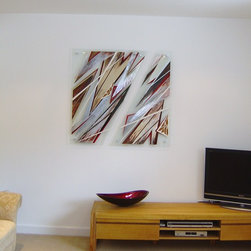 Original paintings on glass - Mixed Media Art