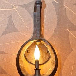 Forged Candle Wall Sconce - Wall Sconces