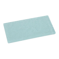 3x6 Glossy Light Blue Subway Glass Split Faced Mosaic Tiles - Home Accessories & Decor
