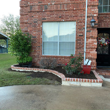 Landscaping - Stone Garden Beds