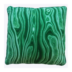 Malachite Green Pillow - Decorative Pillows