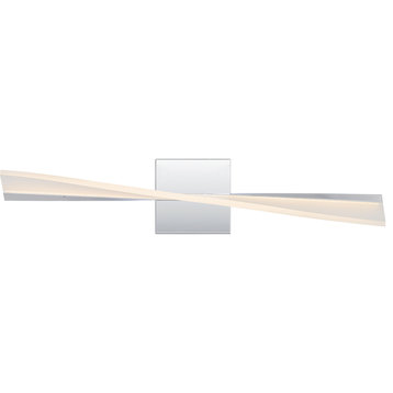 Quoizel PCFOX8524 Fox 24"W LED Bath Bar - Polished Chrome