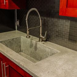 Concrete Farm Sink - Kitchen Countertops