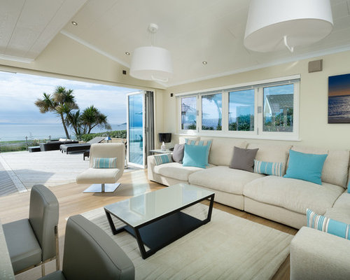 Coastal Living Room Ideas, Pictures, Remodel and Decor  SaveEmail