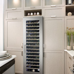93 Bottle Stainless Steel Wine Preservation Cellar - Beer And Wine Refrigerators