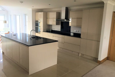 Inspiration for a medium sized contemporary single-wall kitchen/diner in Other.