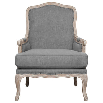 Regal Accent Chair, Slate