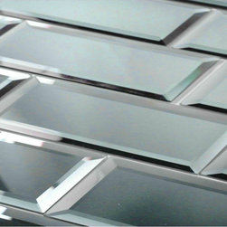 Reflections Glass Mirror Beveled Back Splash Wall Tile - Anaheim, CA - Wall And Floor Tile