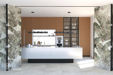 Ispirazione per una cucina minimal