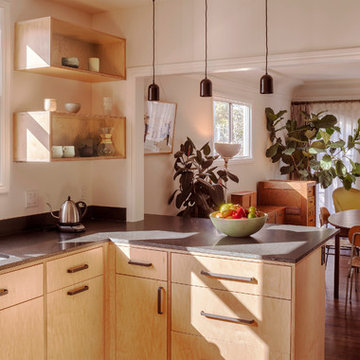 2018 Berkeley Raw Wood Kitchen Remodel