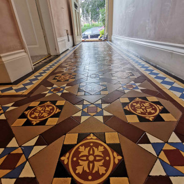 Unloved Victorian Hallway Floor Renovation in Barnsley