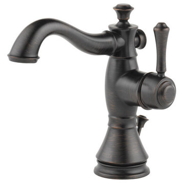 Delta Cassidy Single Handle Bathroom Faucet, Venetian Bronze, 597LF-RBMPU