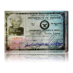 MARILYN MONROE ARMY ID Fine Art - Prints And Posters