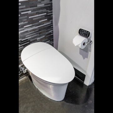 Kohler Veil(R) Toilet with Composed(R) Pivot Tissue Holder