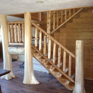 Log Railing