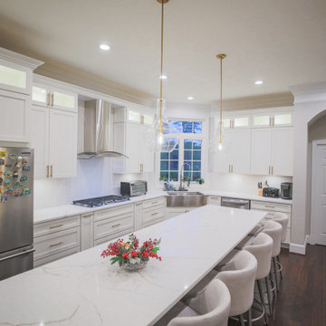 Modern Kitchen Remodel in Frederick County, MD with chic kitchen appliances