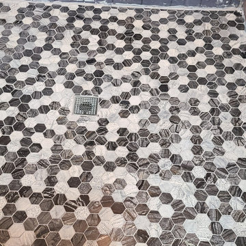 Custom Tile 5x5 shower W/Dual shower heads