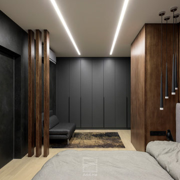 Penthouse interior design "CUBE-33"