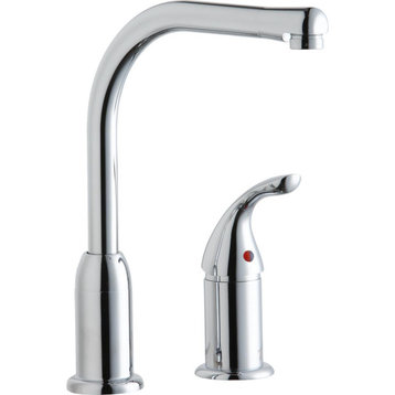 LK3000CR Everyday Kitchen Deck Mount Faucet with Remote Lever Handle, Chrome