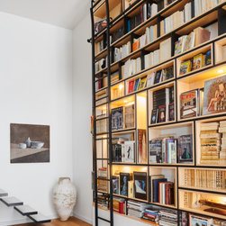 Biblioth&egrave;que murale style industriel contemporain - Bookcases