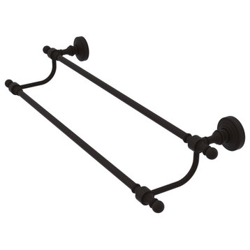 Allied Brass Retro Wave Collection 36"Double Towel Bar