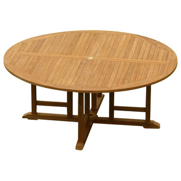 72" Round Dining Outdoor Teak Table