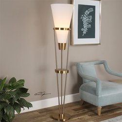 Bergolo Floor Lamp | Uttermost - Floor Lamps