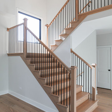 Modern Farmhouse Modified Hampton | Oak Bluff Estates Lemont, IL