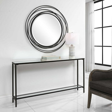 Modern Console Tables with Lucite