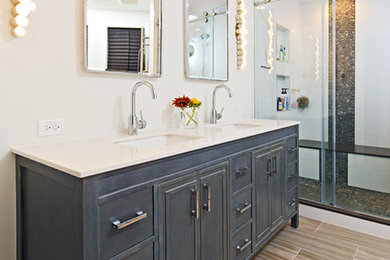 Bathroom - modern bathroom idea in DC Metro