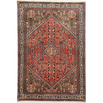 Persian Rug Abadeh 5'0"x3'4" Hand Knotted