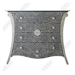BONE INLAY FOUR DRAWER CHEST - Furniture