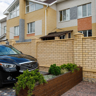 Mittelgroßes, Halbschattiges Eklektisches Garten im Innenhof im Sommer in Sonstige
