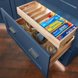 Tiered Storage Drawer - Kitchen Cabinetry