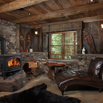 Log Cabin Living with Extreme Outdoor Living Area