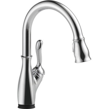 Touchless Kitchen Faucet, Pull Down Sprayer & One Curved Handle, Chrome