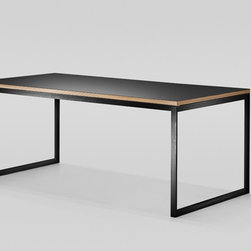 T-st&aring;l spisebord | T-frame dining table - Dining Tables