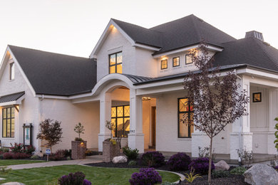 Example of an exterior home design in Salt Lake City
