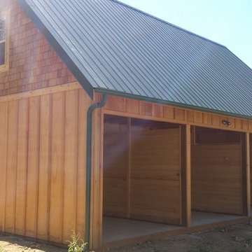 3 stall Horse Barn, with storage loft