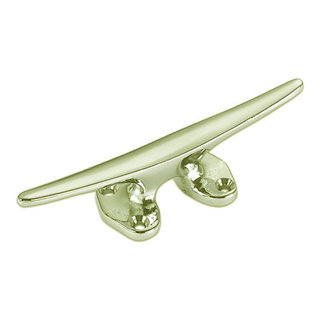 Solid Brass Nautical Cleat - Transitional - Cabinet And Drawer Handle Pulls  - by Shiplights